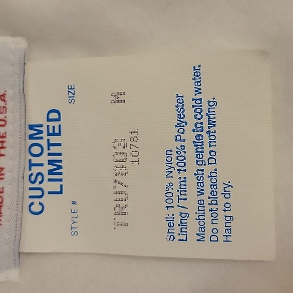 UNLV Rebels Windbreaker Vintage90s Football Foundation Member Made in USA M NEW - Picture 11 of 15